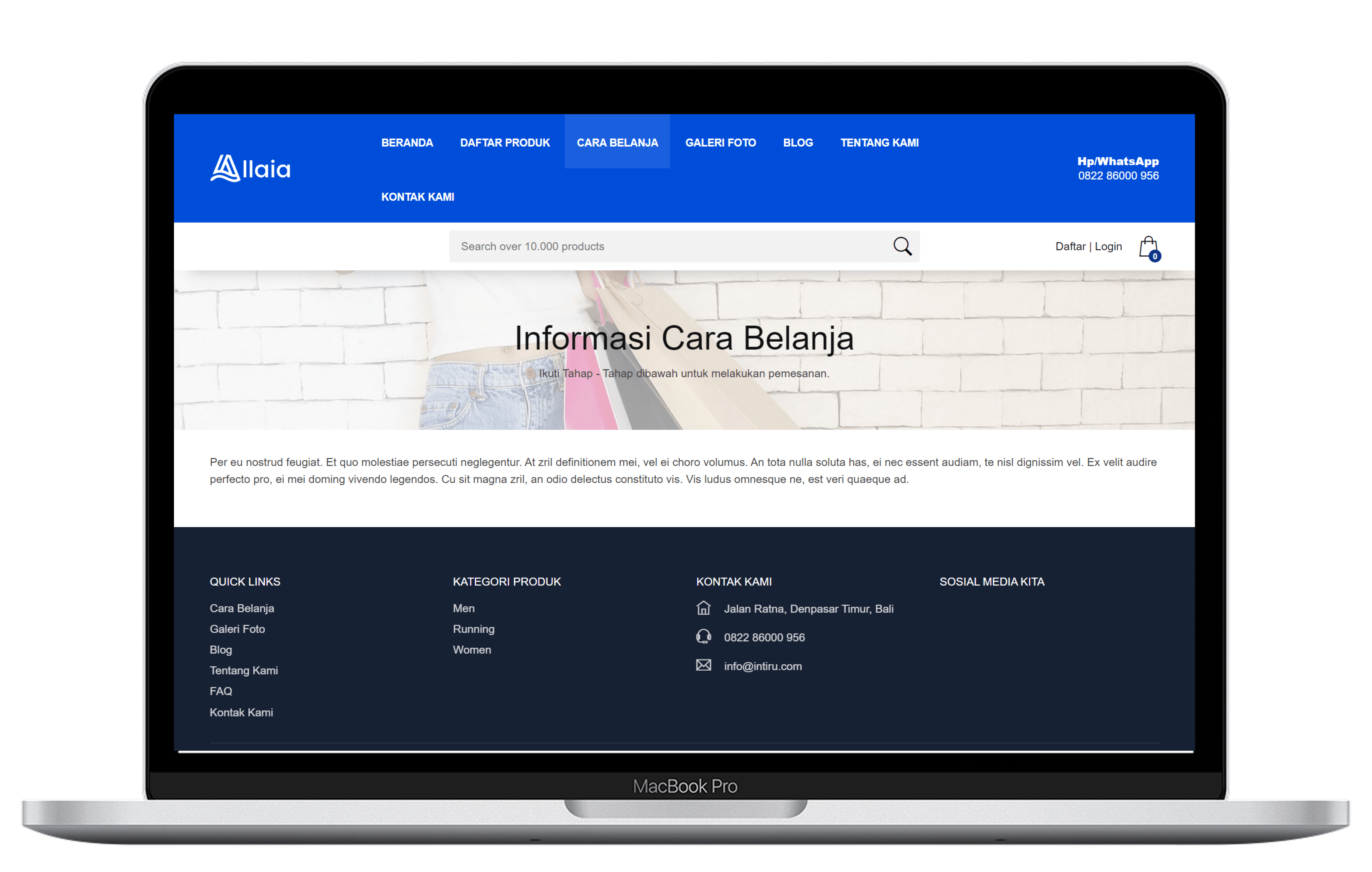 cara belanja
