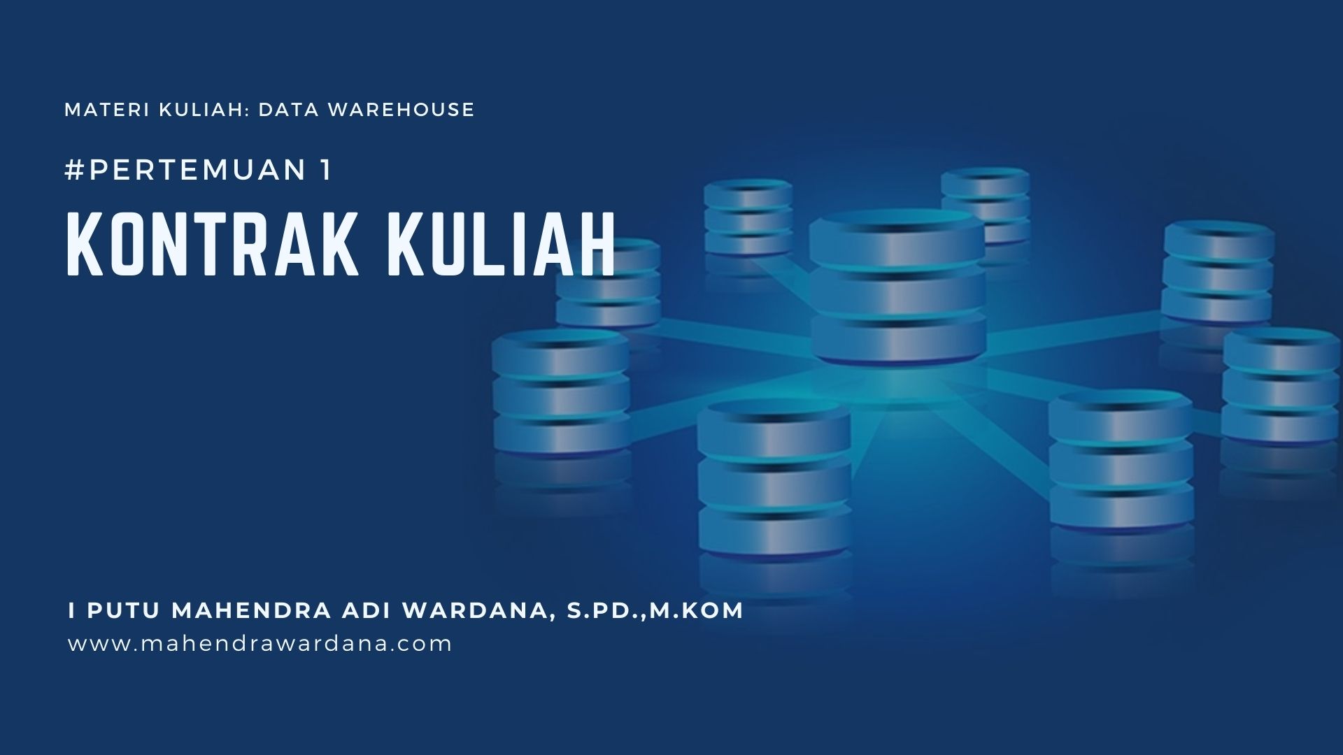 Pertemuan 1 - Kontrak Kuliah